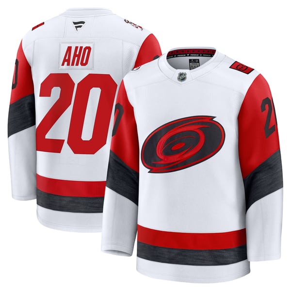 Jerseys Teams Sebastian Aho Carolina Hurricanes Fanatics Away Jersey White