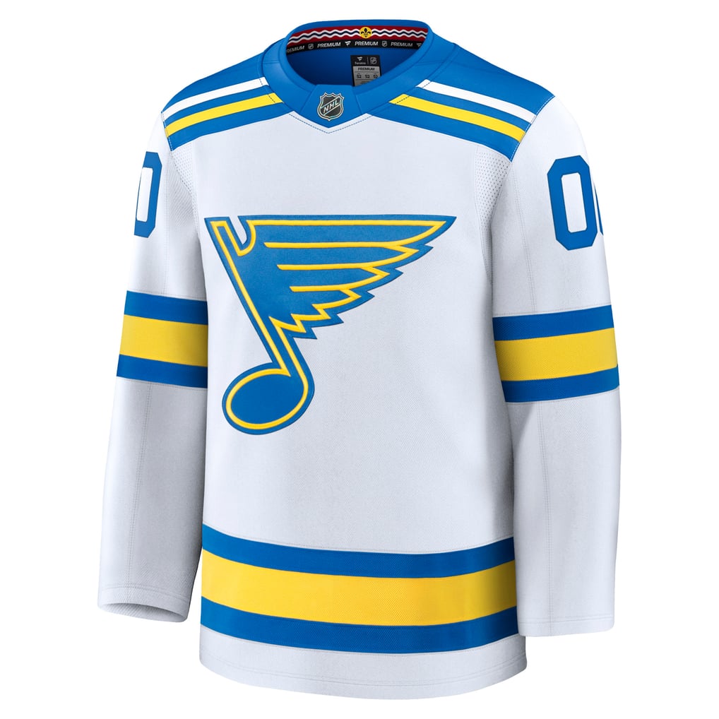 Jerseys Teams Fanatics St. Louis Blues Away Premium Custom Jersey