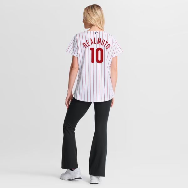 J.T. Realmuto Philadelphia Phillies Jerseys Teams Women's Home Replica Jersey - White