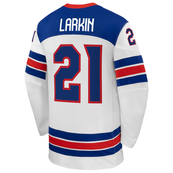 Jerseys Teams Dylan Larkin Nike US Hockey 2026 Away Replica Jersey - White