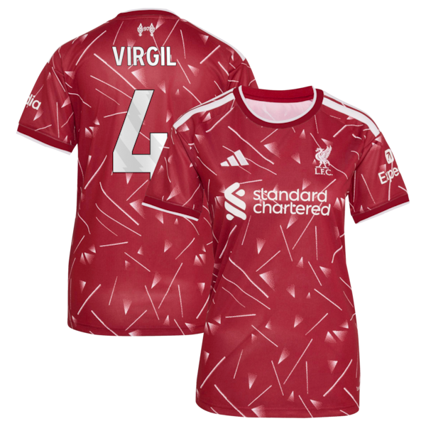 Jerseys Teams Virgil Van Dijk Liverpool 2026/27 Home Replica Jersey Red