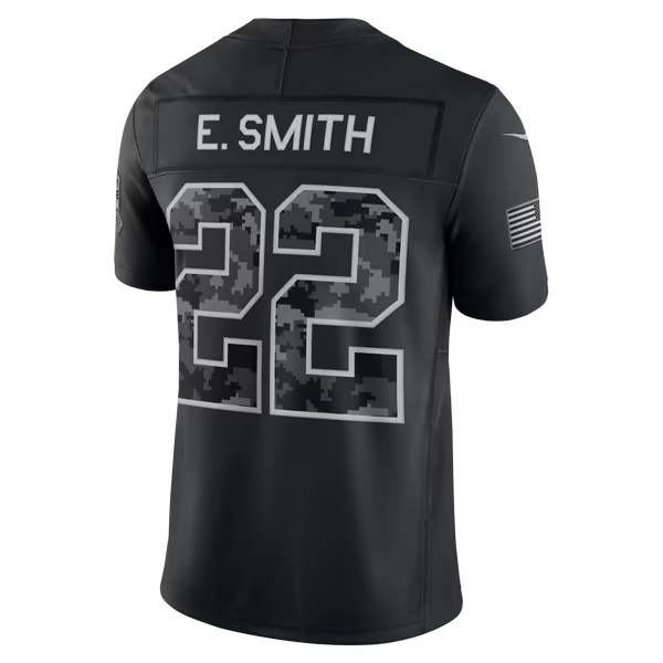 Emmitt Smith Dallas Cowboys Jerseys Teams 2026 Salute to Service Retired Player Stitched Limited Jersey - Black
