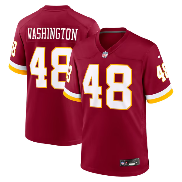 Joshua Josephs Washington Commanders Jerseys Teams Game Player Jersey - Burgundy