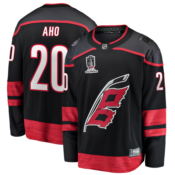 Jerseys Teams Sebastian Aho Carolina Hurricanes Fanatics 2026 Stanley Cup Jersey