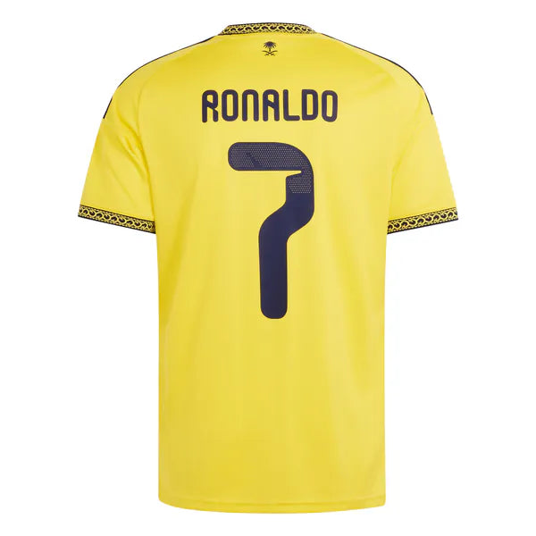 Cristiano Ronaldo Al-Nassr FC adidas 2026/27 Home Replica Jersey - Yellow