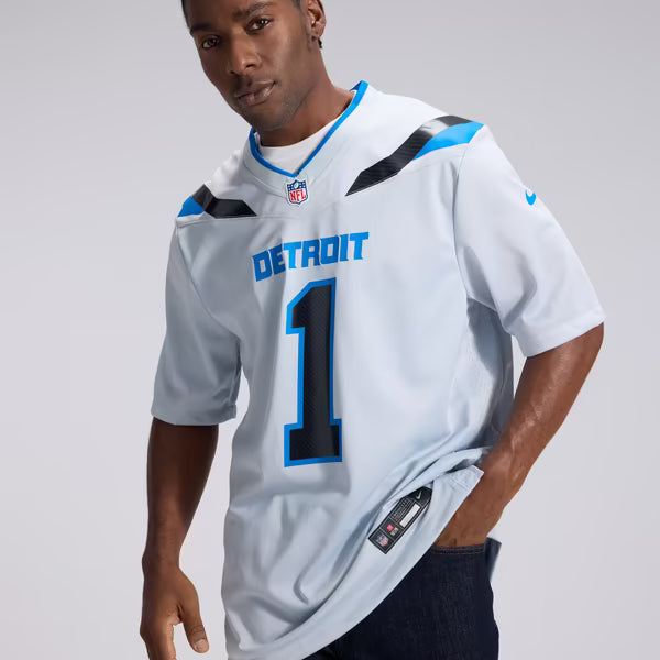 Jameson Williams Detroit Lions Nike 2026 Rivalries Collection Game Jersey - Silver