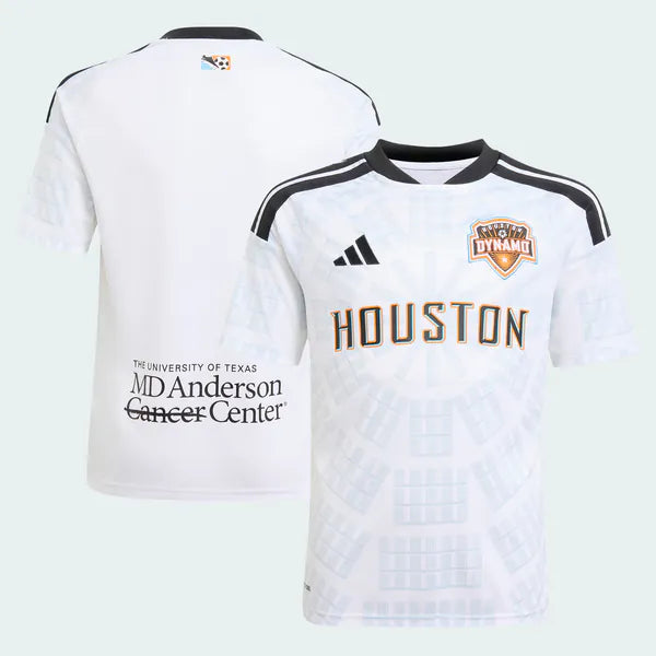 Houston Dynamo FC adidas Youth 2026 Archive Replica Jersey - White