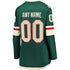 Jerseys Teams Women's Fanatics Minnesota Wild Home Breakaway Custom Jersey Green