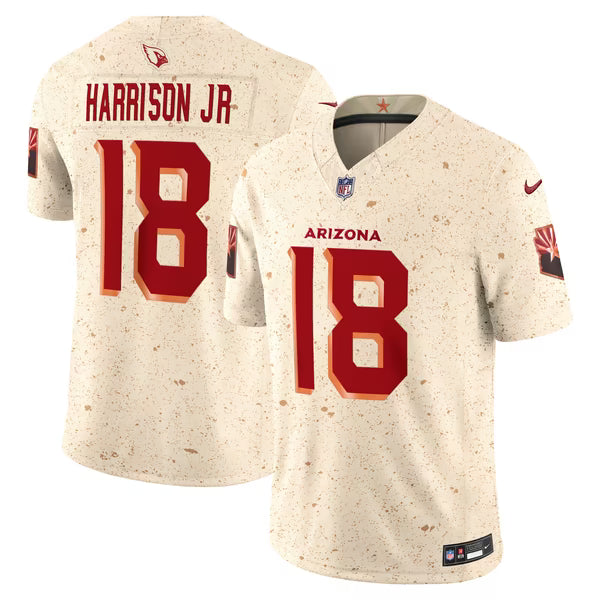 Marvin Harrison Jr. Arizona Cardinals Nike Rivalries Collection Stitched Limited Jersey - Natural