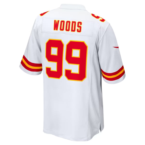 Peter Woods Kansas City Chiefs Jerseys Teams Game Jersey - White