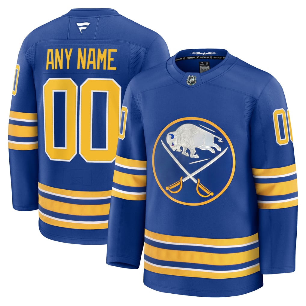 Jerseys Teams Fanatics Buffalo Sabres Home Premium Custom Jersey Royal