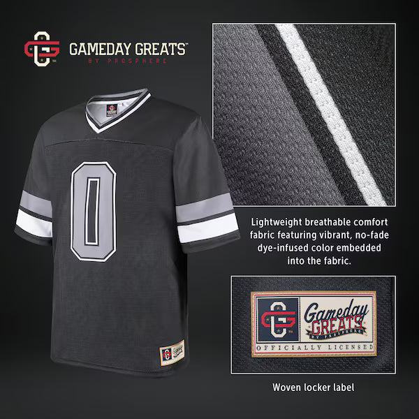 Oklahoma Sooners GameDay Greats Unisex Lightweight Collegiate Baseball Americana Fashion Jersey - White