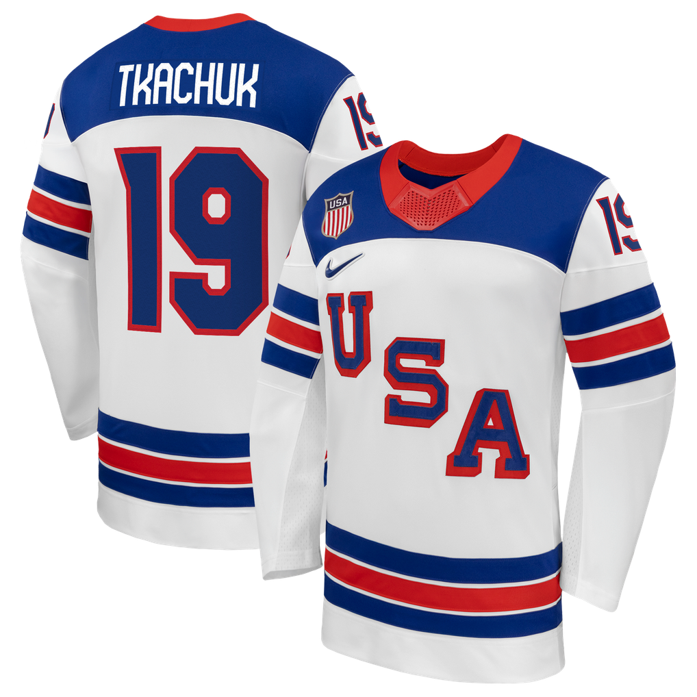 Jerseys Teams Matthew Tkachuk Nike US Hockey 2026 Away Jersey