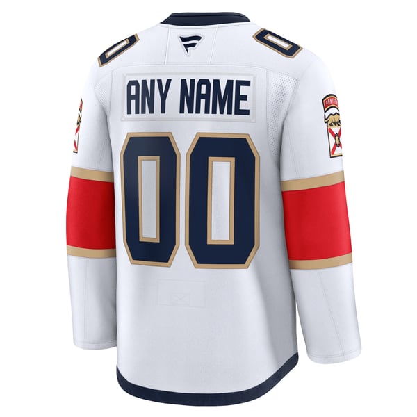 Jerseys Teams Florida Panthers Fanatics Away Premium Custom Jersey - White