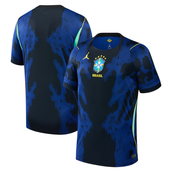 Jordan Brand Brazil National Team 2026 Away Stadium Replica Jersey Blue