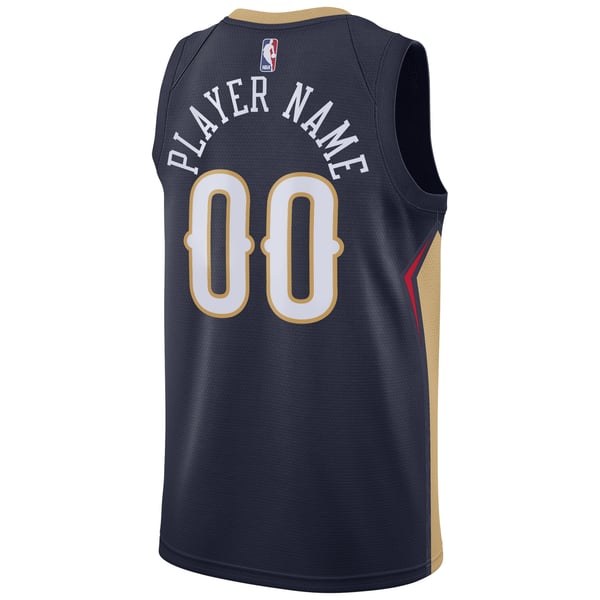 Jerseys Teams New Orleans Pelicans Nike Swingman Custom Jersey Navy - Icon Edition