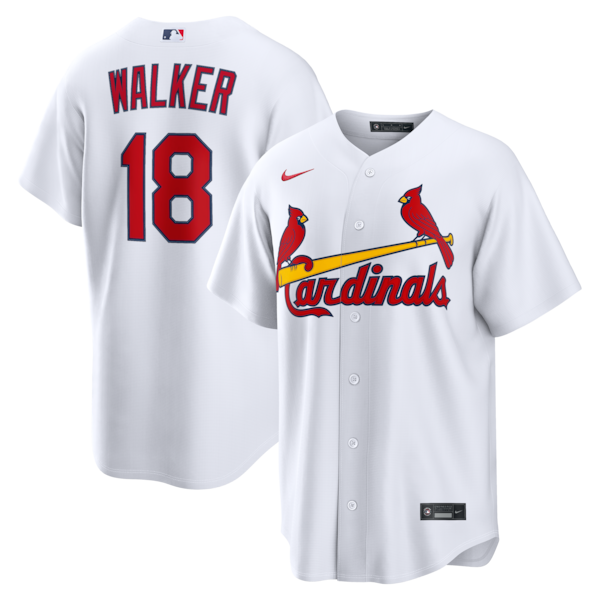Jerseys Teams Walker St. Louis Cardinals Jerseys Teams Home Replica Jersey - White