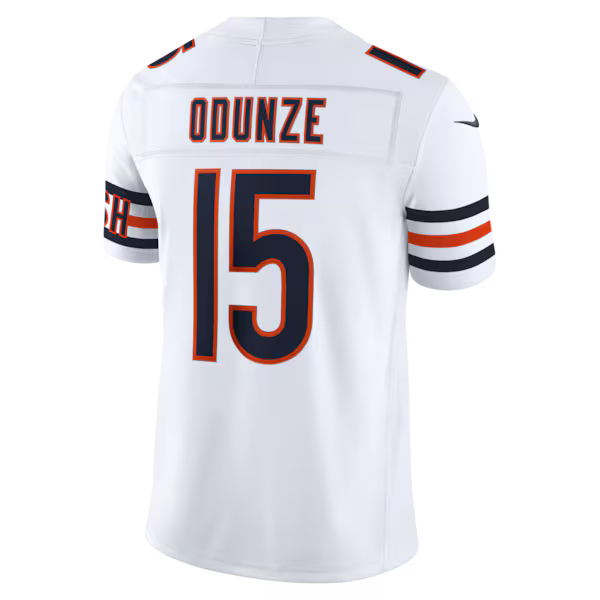 Rome Odunze Chicago Bears Jerseys Teams Vapor F.U.S.E. Stitched Limited Jersey - White