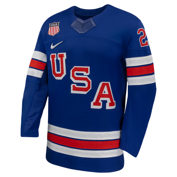Jerseys Teams Dylan Larkin Nike US Hockey 2026 Home Jersey Royal