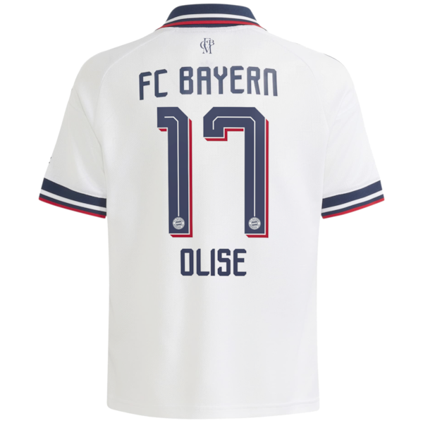 Michael Olise Bayern Munich Jerseys Teams Youth 2026/27 Away Replica Jersey - White