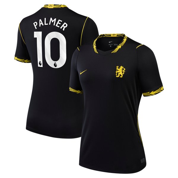 Cole Palmer Chelsea Jerseys Teams Women's 2026/27 Away Stadium Replica Jersey - Black