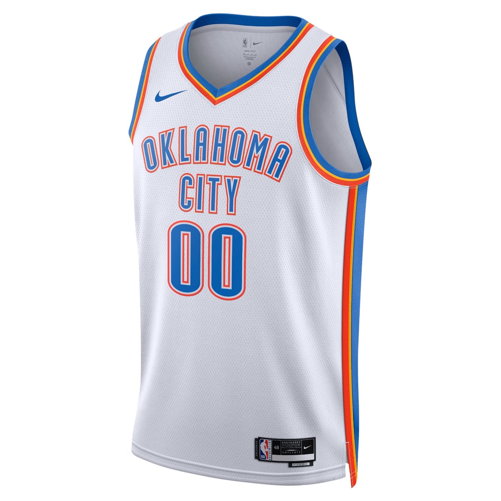 Jerseys Teams Nike Unisex Oklahoma City Thunder Swingman Custom Jersey White