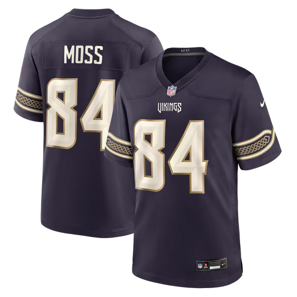 Randy Moss Minnesota Vikings Nike 2026 Rivalries Collection Game Jersey - Purple