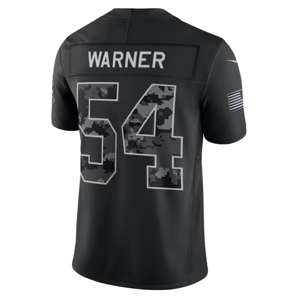 Fred Warner San Francisco 49ers Jerseys Teams 2026 Salute to Service Stitched Limited Jersey - Black