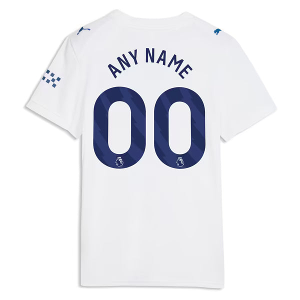 Manchester City Jerseys Teams Women's 2026/27 Third Replica Custom Jersey - White