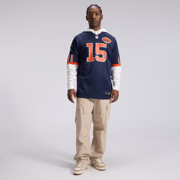 Rome Odunze Chicago Bears Nike 2026 Rivalries Collection Game Jersey - Navy