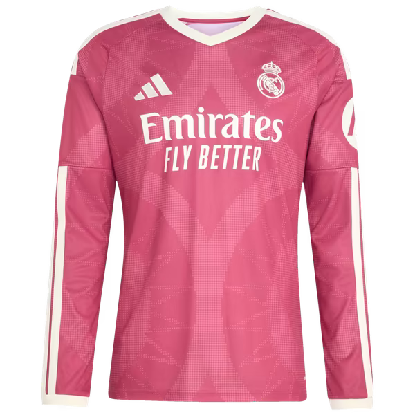 Federico Valverde Real Madrid adidas 2026/27 Third Replica Long Sleeve Jersey - Pink