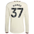 Kobbie Mainoo Manchester United Jerseys Teams 2026/27 Third Replica Long Sleeve Jersey - Cream