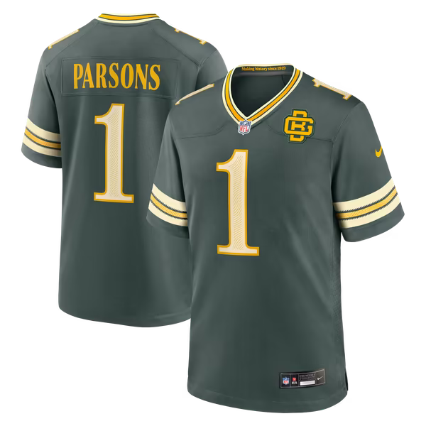 Micah Parsons Green Bay Packers Nike 2026 Rivalries Collection Game Jersey - Green