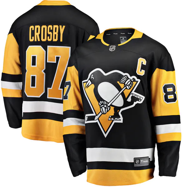 Jerseys Teams Sidney Crosby Pittsburgh Penguins Fanatics Captain Home Jersey