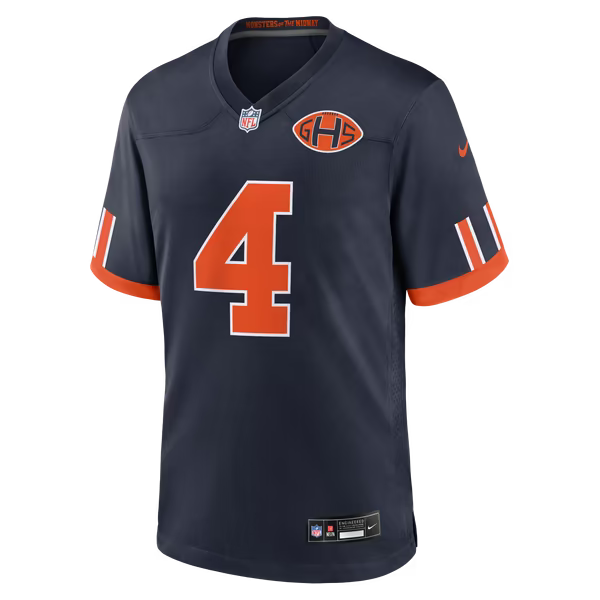 D'Andre Swift Chicago Bears Jerseys Teams 2026 Rivalries Collection Game Jersey - Navy