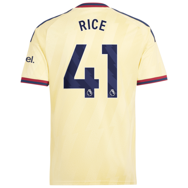 Declan Rice Arsenal Jerseys Teams 2026/27 Third Replica Jersey - Yellow