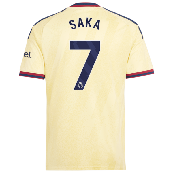 Bukayo Saka Arsenal Jerseys Teams 2026/27 Third Replica Jersey - Yellow
