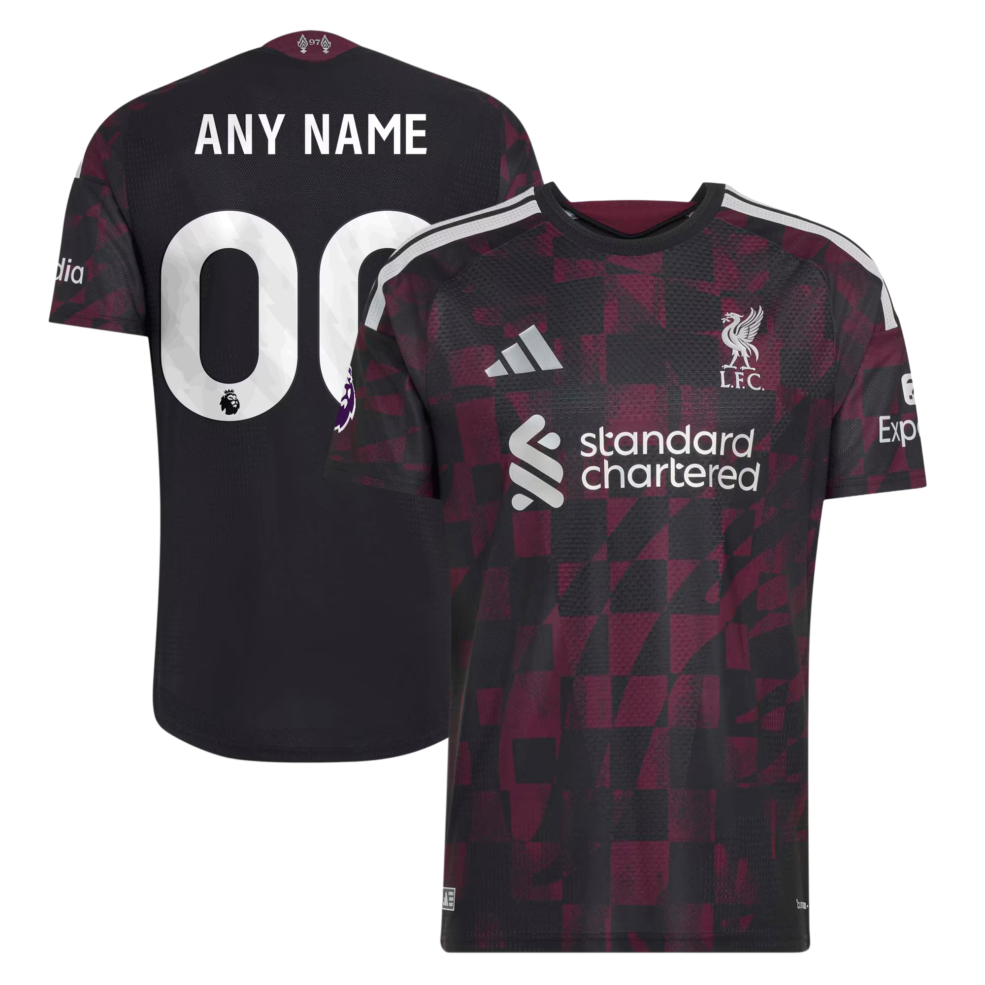 Liverpool Jerseys Teams 2026/27 Third On-Field Authentic Custom Jersey - Black