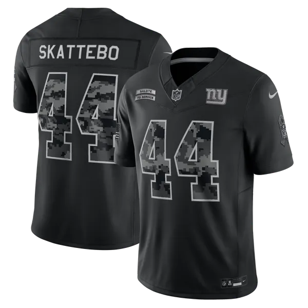 Cam Skattebo New York Giants Jerseys Teams 2026 Salute to Service Stitched Limited Jersey - Black