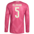 Jude Bellingham Real Madrid Jerseys Teams 2026/27 Third Replica Long Sleeve Jersey - Pink