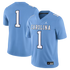 #1 North Carolina Tar Heels Jerseys Teams Brand Alternate Game Football Jersey - Carolina Blue