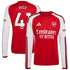 Declan Rice Arsenal Jerseys Teams 2026/27 Home Replica Long Sleeve Jersey - Red