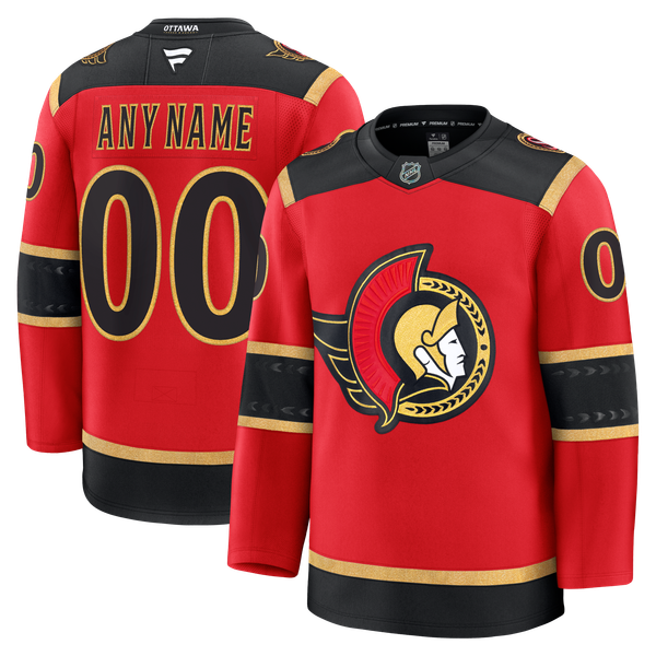 Jerseys Teams Ottawa Senators Fanatics Alternate Custom Jersey Red