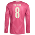 Federico Valverde Real Madrid Jerseys Teams 2026/27 Third Replica Long Sleeve Jersey - Pink