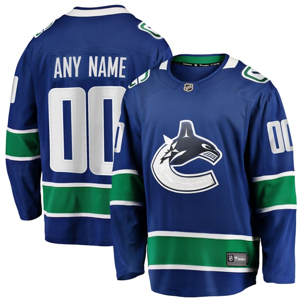 Jerseys Teams Vancouver Canucks Fanatics Breakaway Home Jersey - Blue