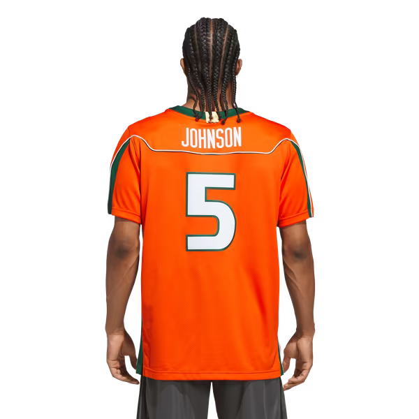 Andre Johnson Miami Hurricanes Jerseys Teams Home It's Back Premier Jersey - Orange