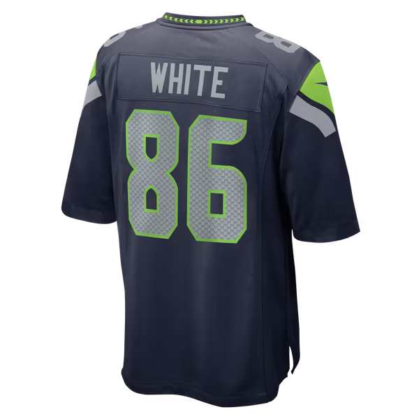 Ricky White Seattle Seahawks Nike Team Game Jersey - College Navy