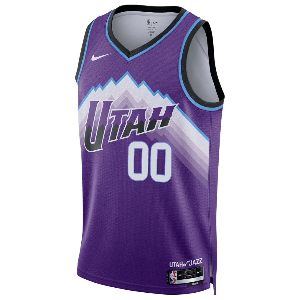 Jerseys Teams Unisex Nike Utah Jazz Icon Swingman Custom Jersey Purple