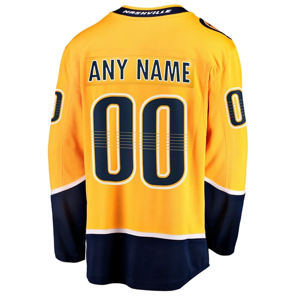 Jerseys Teams Nashville Predators Fanatics Home Breakaway Jersey - Gold