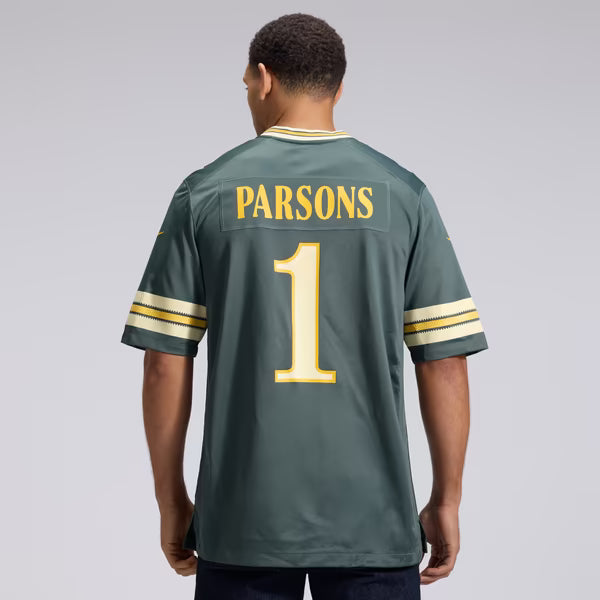 Micah Parsons Green Bay Packers Jerseys Teams 2026 Rivalries Collection Game Jersey - Green